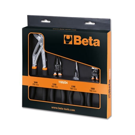 Pince à cosses Beta Tools 1608/C9T avec kit assortiment de 450 cosses