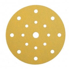 Disque abrasif 150 mm velcro 15 trous - P40 - MIRKA GOLD