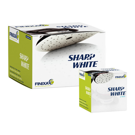 Disques abrasifs SharpWhite diamètre 75mm (50 pièces) - P80 - FINIXA