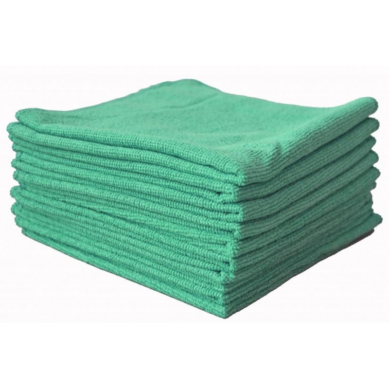 Chiffon microfibre vert