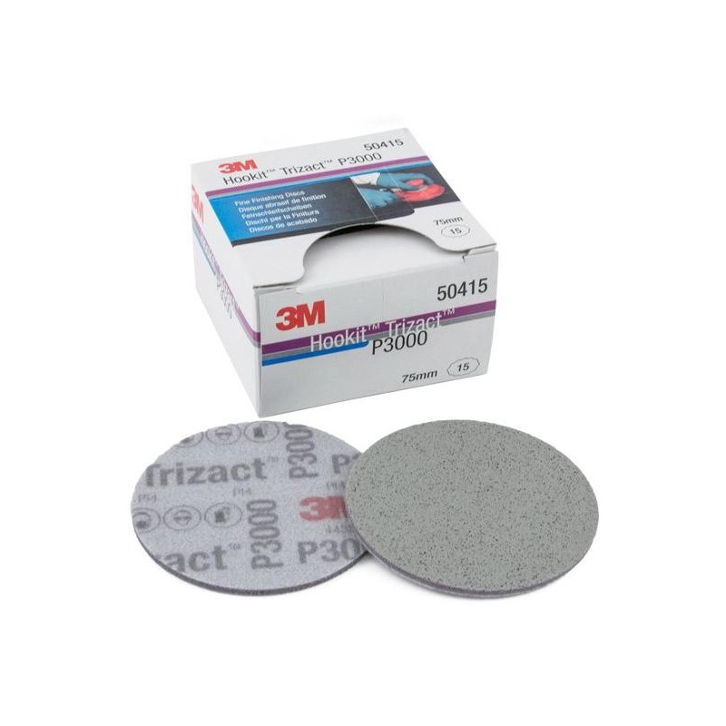 Disque abrasif sur mousse 3M. Système de finition optimal. pour la réparation automobile.