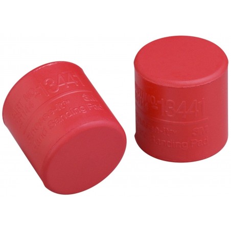 Cale caoutchouc rouge 70x125mm - Abrasifs Online